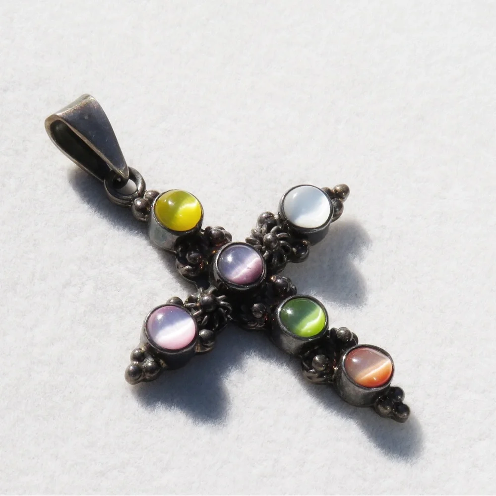 Sterling round cabochon